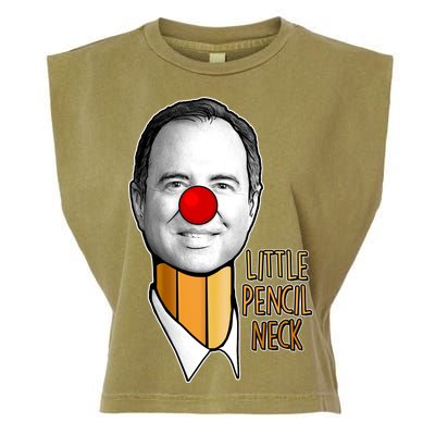 Adam Schiff Little Pencil Neck Funny Trump Garment-Dyed Women's Muscle Tee