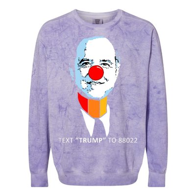 Adam Schiff Pencil Neck Text Trump Colorblast Crewneck Sweatshirt