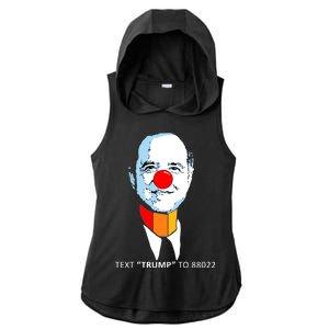 Adam Schiff Pencil Neck Text Trump Ladies PosiCharge Tri-Blend Wicking Draft Hoodie Tank