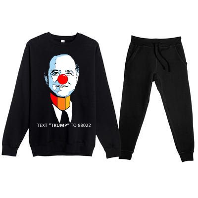 Adam Schiff Pencil Neck Text Trump Premium Crewneck Sweatsuit Set