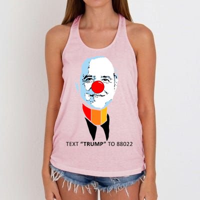 Adam Schiff Pencil Neck Text Trump Women's Knotted Racerback Tank