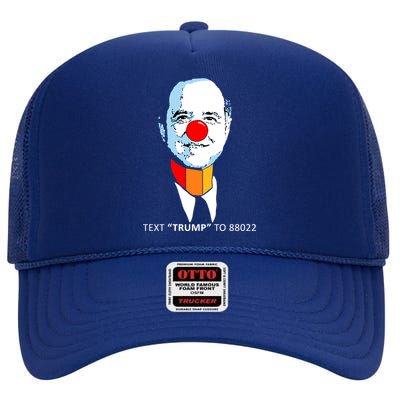 Adam Schiff Pencil Neck Text Trump High Crown Mesh Back Trucker Hat