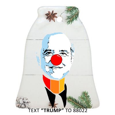 Adam Schiff Pencil Neck Text Trump Ceramic Bell Ornament