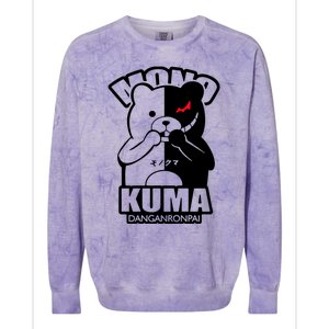 Anime Danganronpa Bear Colorblast Crewneck Sweatshirt