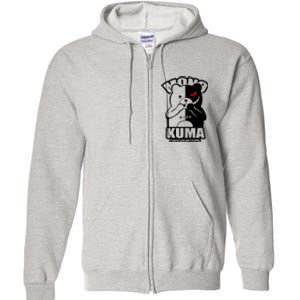 Anime Danganronpa Bear Full Zip Hoodie