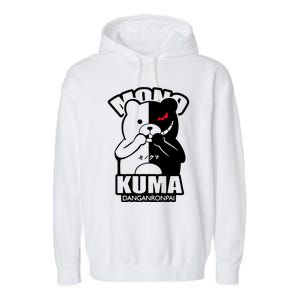 Anime Danganronpa Bear Garment-Dyed Fleece Hoodie