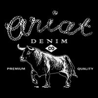 A.R.I.A.T Denim Bull Premium Quality Co Western Flair Apron