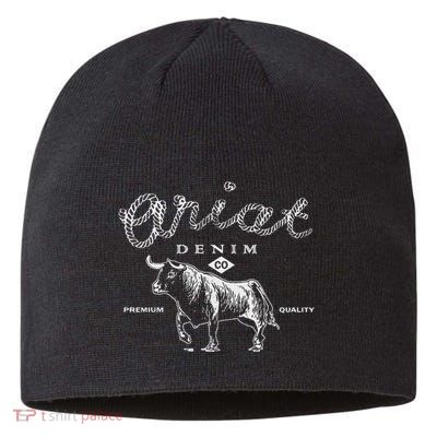 A.R.I.A.T Denim Bull Premium Quality Co Western Flair Sustainable Beanie