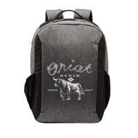 A.R.I.A.T Denim Bull Premium Quality Co Western Flair Vector Backpack