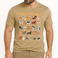 Alphabet Dog Breeds Various Kawaii Cartoon Dogs Dog Cooling Performance Crew T-Shirt