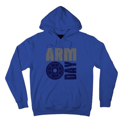 Arm Day Bicep And Tricep Gym Rat Great Gift Hoodie