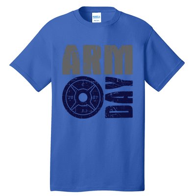 Arm Day Bicep And Tricep Gym Rat Great Gift Tall T-Shirt