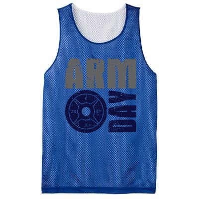 Arm Day Bicep And Tricep Gym Rat Great Gift Mesh Reversible Basketball Jersey Tank