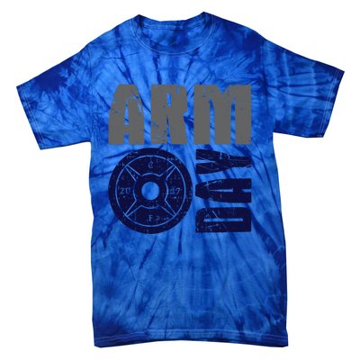 Arm Day Bicep And Tricep Gym Rat Great Gift Tie-Dye T-Shirt