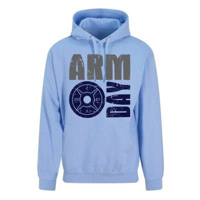 Arm Day Bicep And Tricep Gym Rat Great Gift Unisex Surf Hoodie