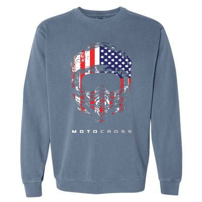 American Dirt Bike Motocross Apparel Motocross Dirt Bike Garment-Dyed Sweatshirt