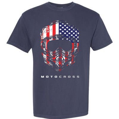 American Dirt Bike Motocross Apparel Motocross Dirt Bike Garment-Dyed Heavyweight T-Shirt