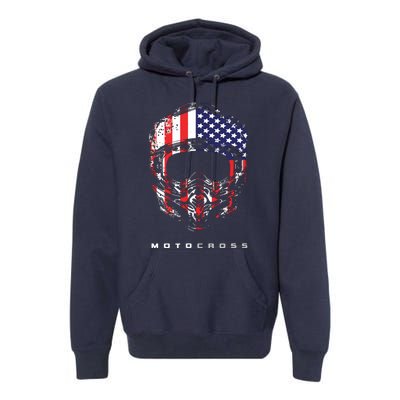 American Dirt Bike Motocross Apparel Motocross Dirt Bike Premium Hoodie