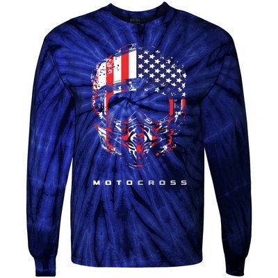 American Dirt Bike Motocross Apparel Motocross Dirt Bike Tie-Dye Long Sleeve Shirt