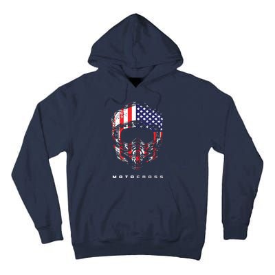 American Dirt Bike Motocross Apparel Motocross Dirt Bike Tall Hoodie