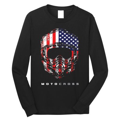 American Dirt Bike Motocross Motocross Dirt Bike Long Sleeve Shirt