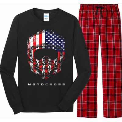 American Dirt Bike Motocross Motocross Dirt Bike Long Sleeve Pajama Set