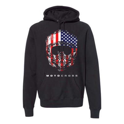 American Dirt Bike Motocross Motocross Dirt Bike Premium Hoodie