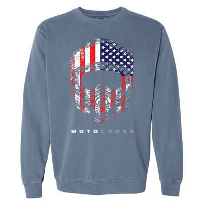 American Dirt Bike Motocross Motocross Dirt Bike Garment-Dyed Sweatshirt