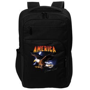 American Dreamer Bald Eagle In Action Impact Tech Backpack