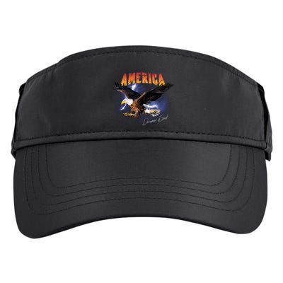 American Dreamer Bald Eagle In Action Adult Drive Performance Visor