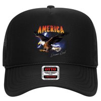 American Dreamer Bald Eagle In Action Hat