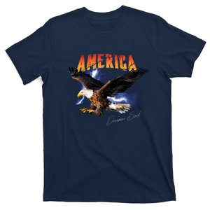 American Dreamer Bald Eagle In Action T-Shirt