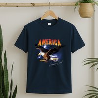 American Dreamer Bald Eagle In Action T-Shirt