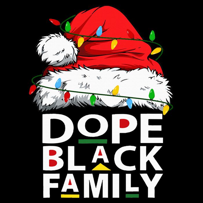 African Dope Black Family Afro Team Santa Matching Christmas 16 in Basic Backpack
