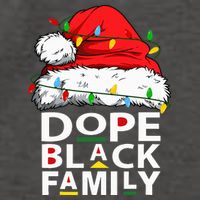 African Dope Black Family Afro Team Santa Matching Christmas Vector Backpack