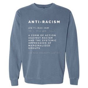 AntiRacism Definition || BLM, Civil Rights, Equality Tank Top Garment-Dyed Sweatshirt