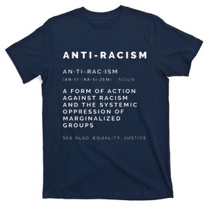 AntiRacism Definition || BLM, Civil Rights, Equality Tank Top T-Shirt