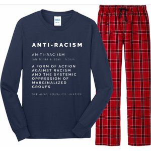 AntiRacism Definition || BLM, Civil Rights, Equality Tank Top Long Sleeve Pajama Set