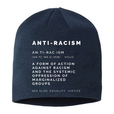 AntiRacism Definition || BLM, Civil Rights, Equality Tank Top Sustainable Beanie