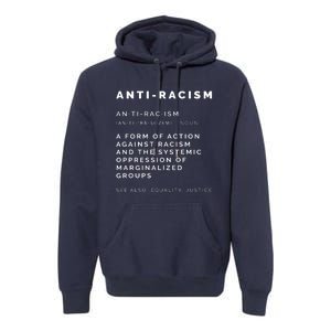 AntiRacism Definition || BLM, Civil Rights, Equality Tank Top Premium Hoodie