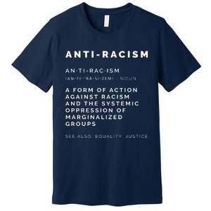 AntiRacism Definition || BLM, Civil Rights, Equality Tank Top Premium T-Shirt