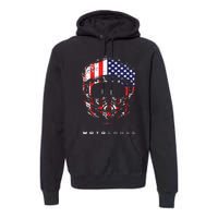 American Dirt Bike Motocross Apparel Motocross Dirt Bike Premium Hoodie