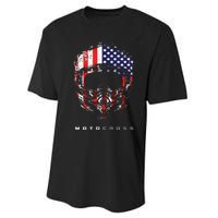 American Dirt Bike Motocross Apparel Motocross Dirt Bike Performance Sprint T-Shirt