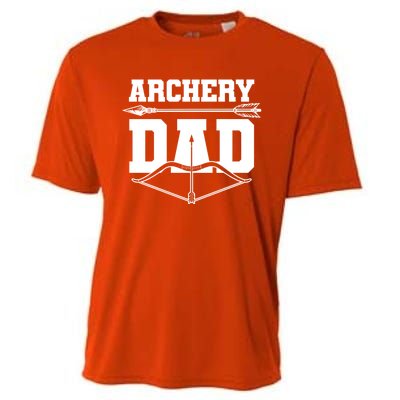 Archery Dad Bow And Arrow Father's Day Archer Great Gift Cooling Performance Crew T-Shirt