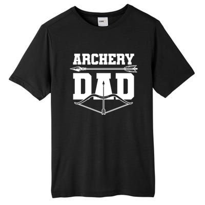 Archery Dad Bow And Arrow Father's Day Archer Great Gift Tall Fusion ChromaSoft Performance T-Shirt