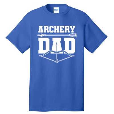 Archery Dad Bow And Arrow Father's Day Archer Great Gift Tall T-Shirt