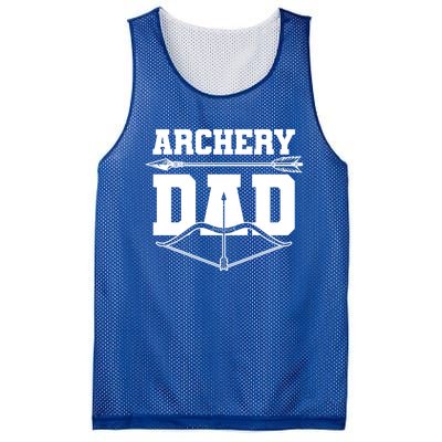 Archery Dad Bow And Arrow Father's Day Archer Great Gift Mesh Reversible Basketball Jersey Tank