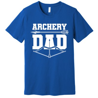 Archery Dad Bow And Arrow Father's Day Archer Great Gift Premium T-Shirt