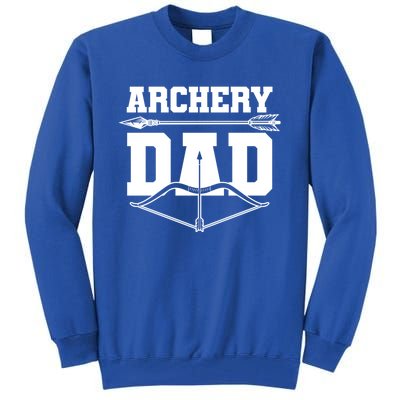 Archery Dad Bow And Arrow Father's Day Archer Great Gift Tall Sweatshirt