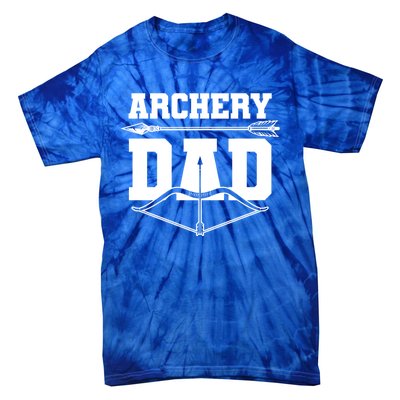 Archery Dad Bow And Arrow Father's Day Archer Great Gift Tie-Dye T-Shirt